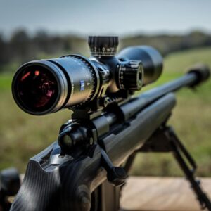 دوربین روی سلاح زایس Conquest V4 4-16x44 ZMOAi-T30 نصب‌شده روی تفنگ