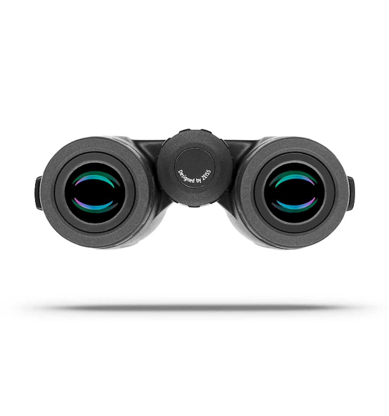 نمای روبه‌رو لنز دوربین دوچشمی زایس Terra ED 10x32 با پوشش اپتیکی پیشرفته